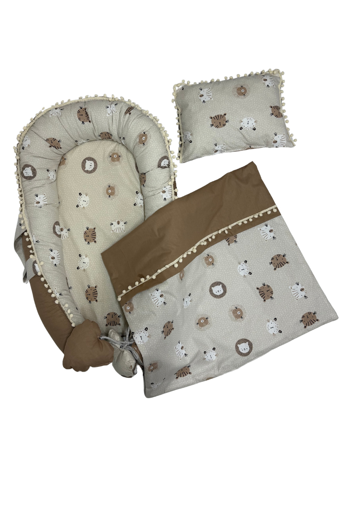 Happy Baby Dikiş Atölyesi 10’lu Babynest Puset Örtüsü Alt Açma Emzirme Yastığı Emzirme Önlüğü Ana Kucağı Anne Yanı fotoğrafı 6 (önizleme)