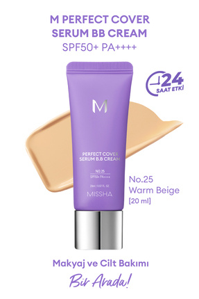 Missha Yaşlanma Karşıtı Bakım ve Aydınlık Görünüm Sunan M Perfect Cover Serum...