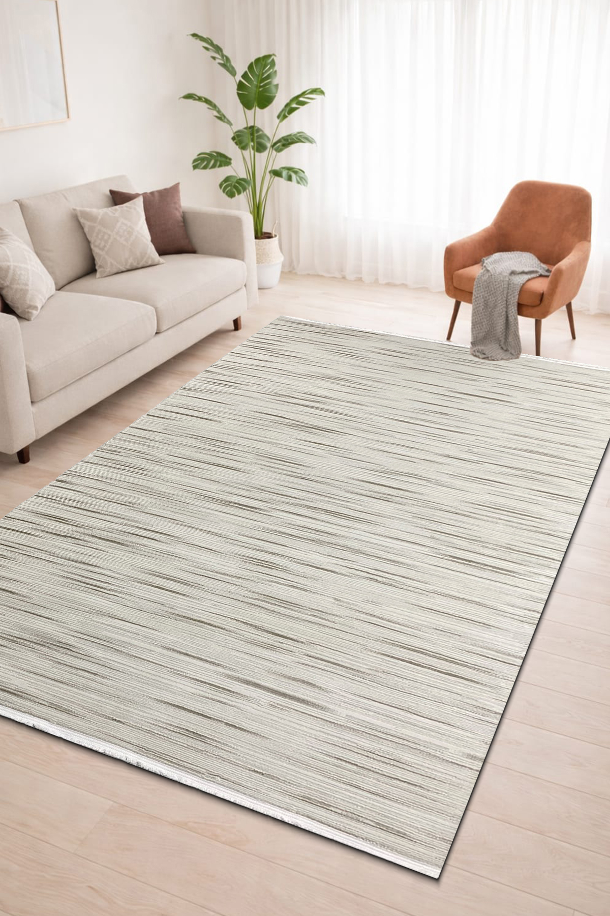 4 Square Meters - 6 Square Meters Bamboo Style Modern Living Room Kitchen Carpet Allergic Mink