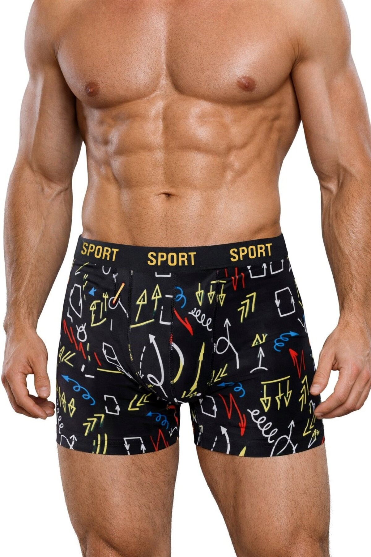 Vien&Karl  Erkek Desenli 5'li Premium Kutu Penye Pamuklu Likralı Boxer - Görsel 7