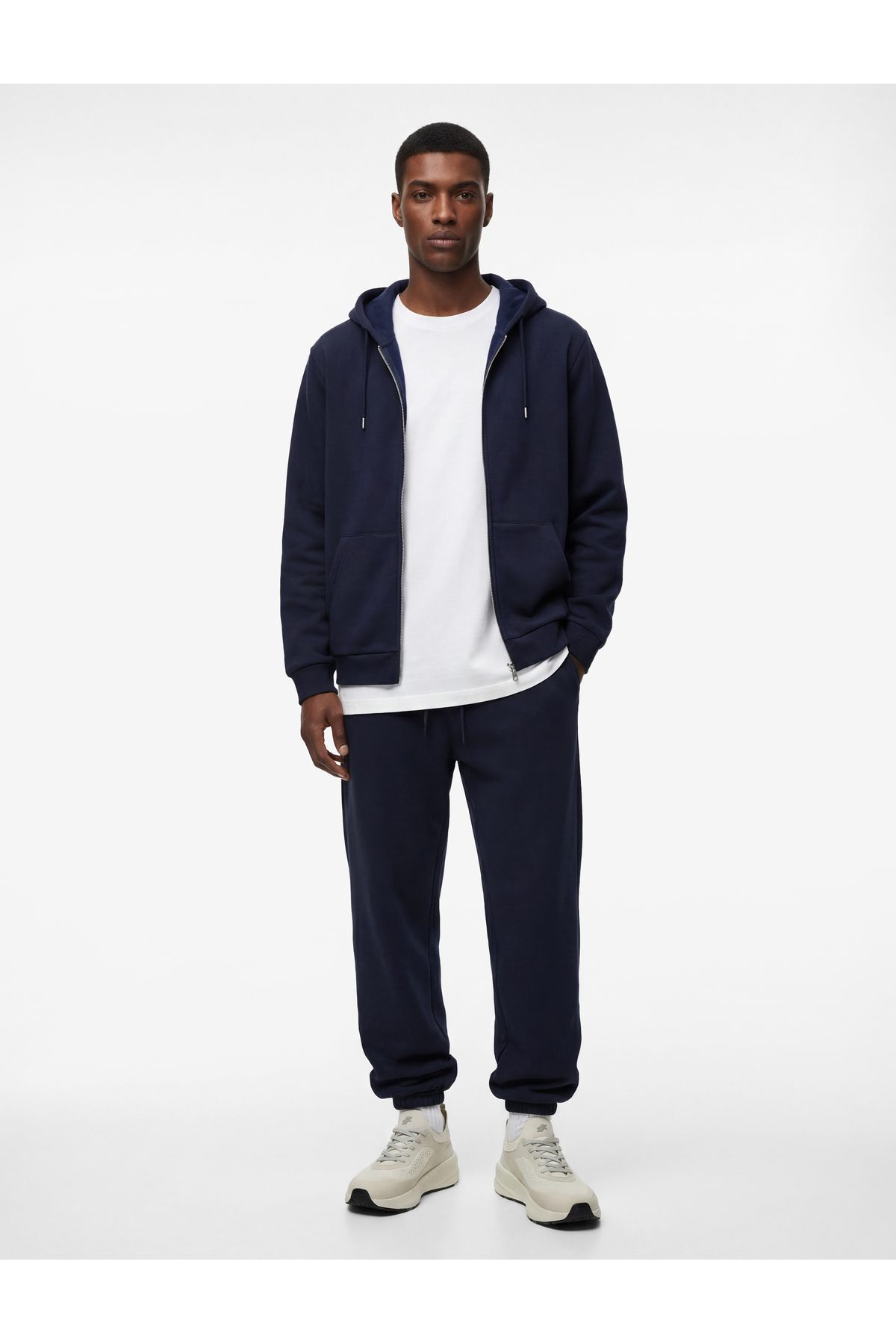 Koton  Lastikli Paça Cepli Şardonlu Beli Bağcıklı Jogger Spor Eşofman Altı