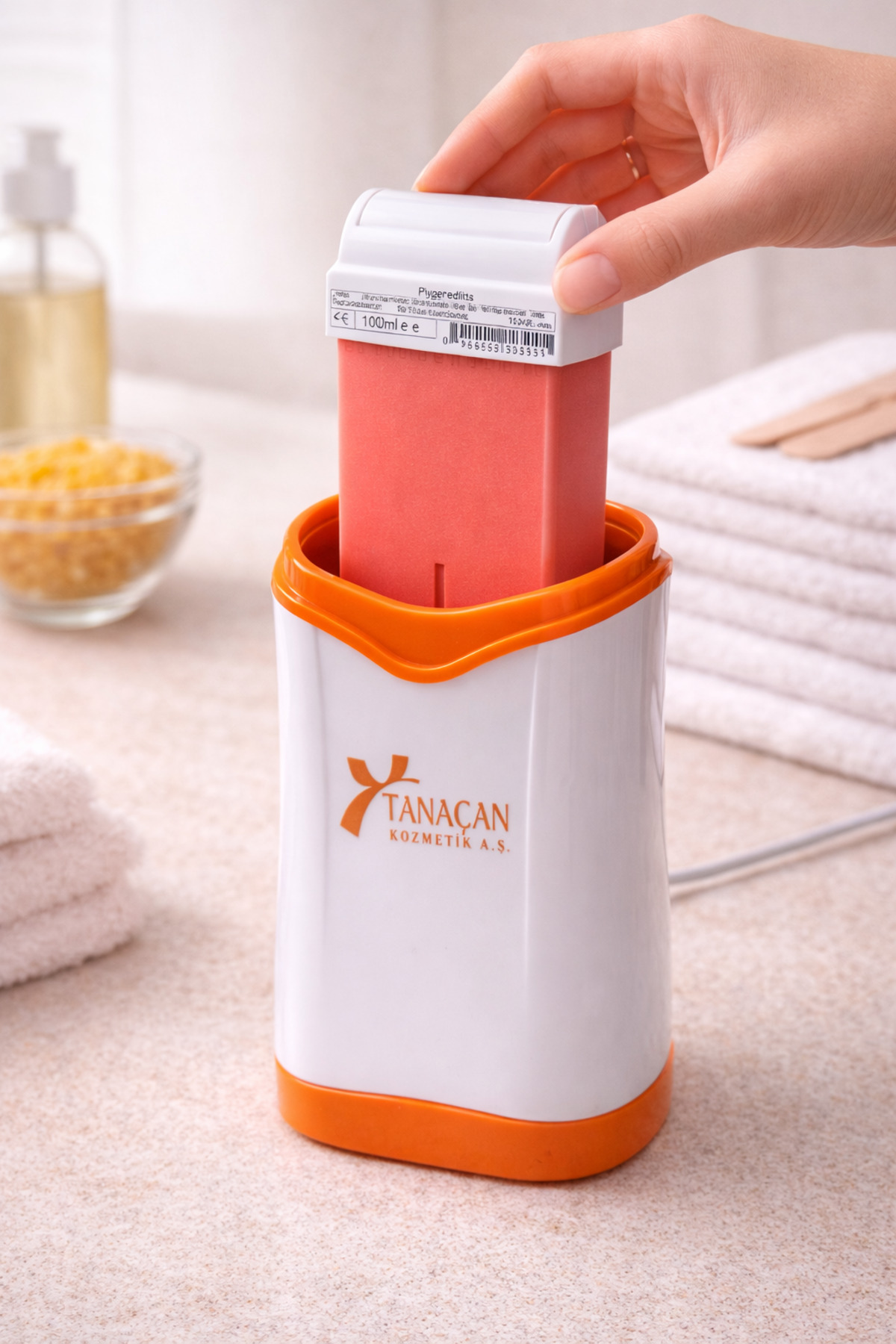 Depilissima Titanyum Pembe Pudralı Büyük Başlıklı Kartuş Sir Ağda 100 ml — نارنجی 8019622680240 — تصویر 3 از 3