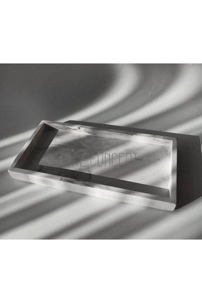 Ture Concept Mermer Görünümlü Dikdörtgen Tepsi & Düzenleyici 15x30cm