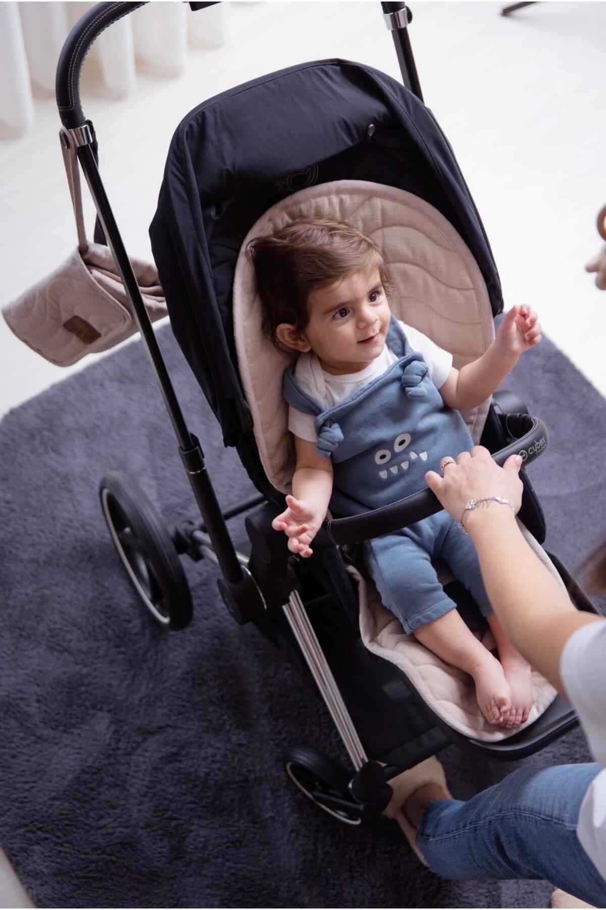 La Flore Mellifere Ultra Hafif, Evrensel Uyumlulukta Bebek Arabası Minderi – OEKO-TEX® Sertifikalı Elyaf Dolgulu fotoğrafı 5 (önizleme)