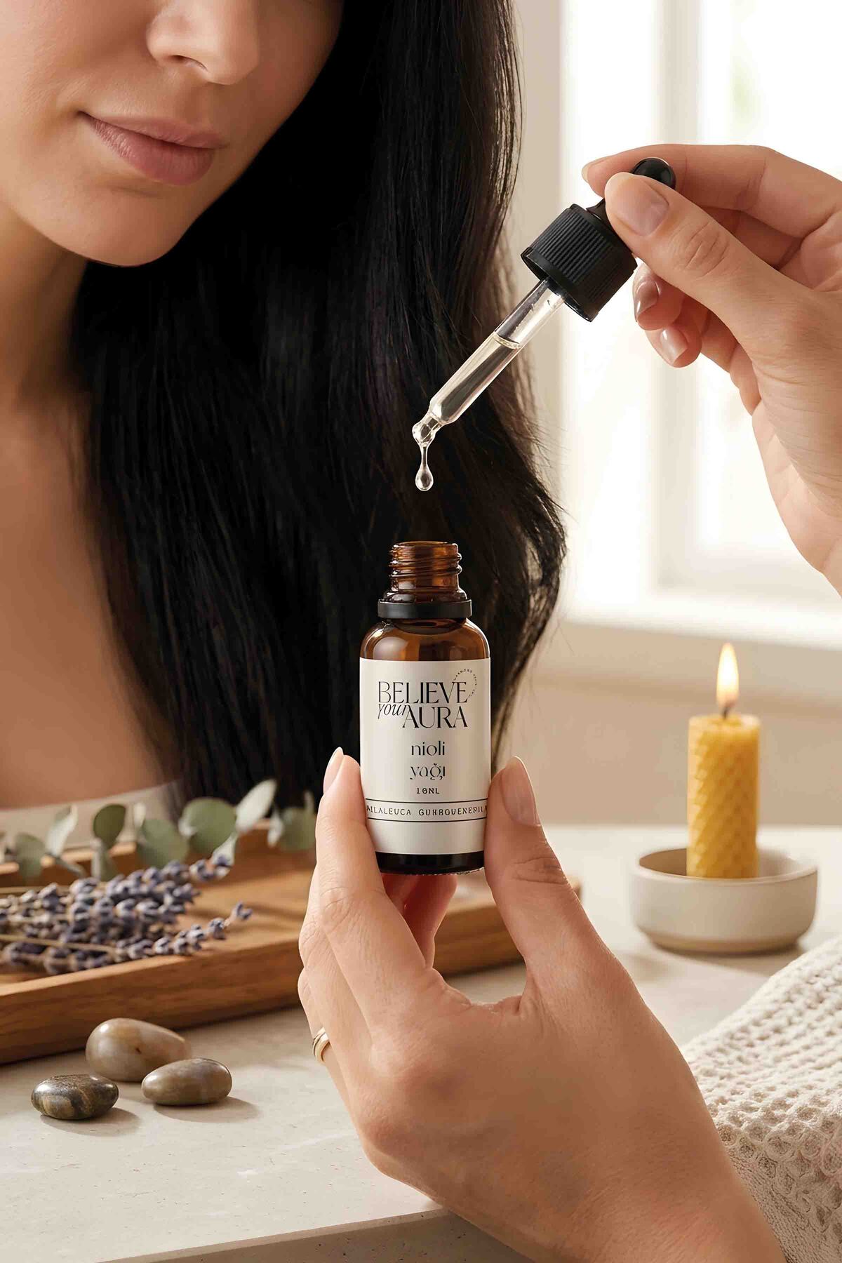 Nioli Uçucu Yağı - %100 Saf Ve Doğal Cilt Ve Saç Bakım Yağı - Niaouli Oil - 10 ml — ATYNIO — تصویر 7 از 8