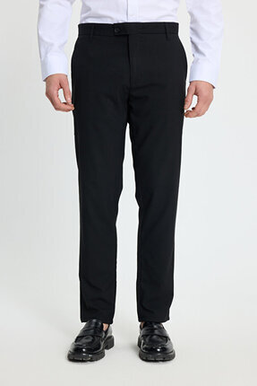 6zar Erkek Klasik Kumaş Pantolon Rahat Kesim Klasik Düz Paça