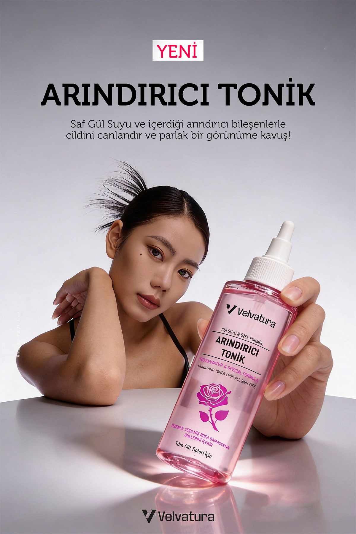 Gül Suyu Tonik Arındırıcı Aydınlatıcı Ve Gözenek Sıkılaştırıcı Leke Karşıtı Tonik 190 ml — gulsuyutonik — تصویر 3 از 9