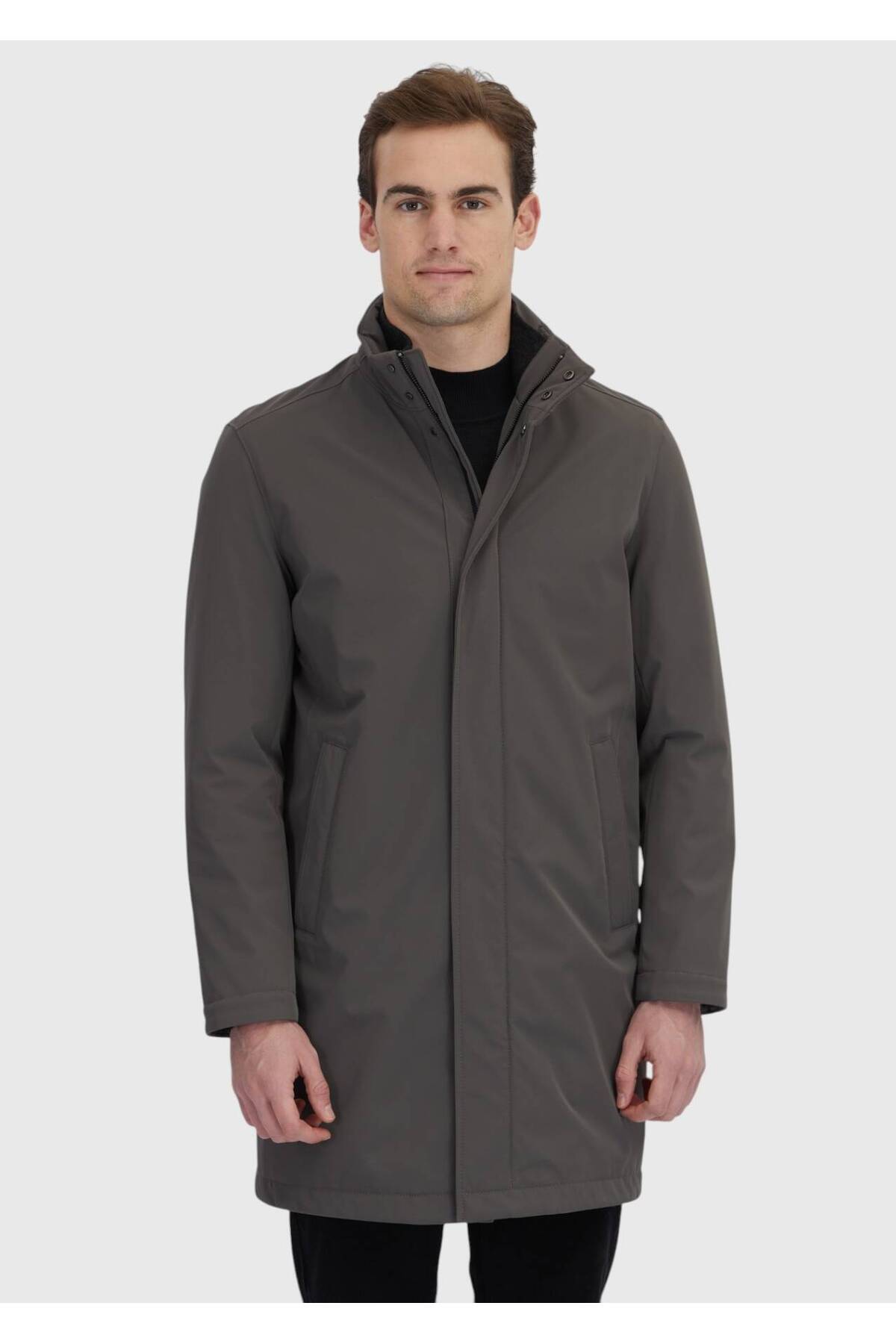 Ramsey  Kahverengi Regular Fit Dik Yaka Casual Dokuma Kaban - Görsel 3