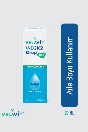Velavit V-D3K2 Vitamin Damlası 20 ml