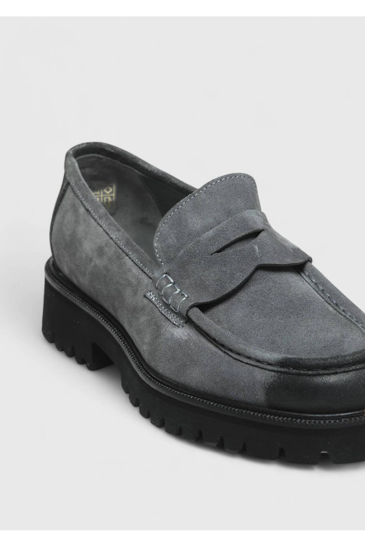 Ramsey Antrasit Süet Casual Loafer görsel 2