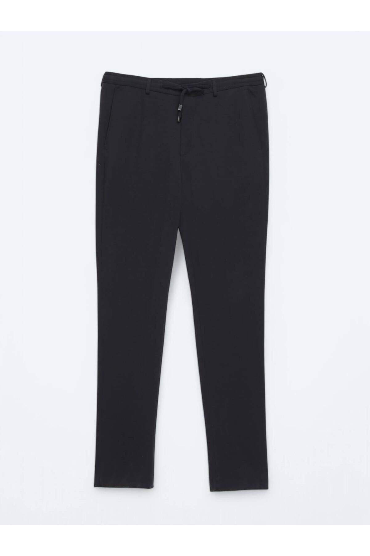 Kip Lacivert Düz Modern Fit Örme Takım Elbise görsel 8