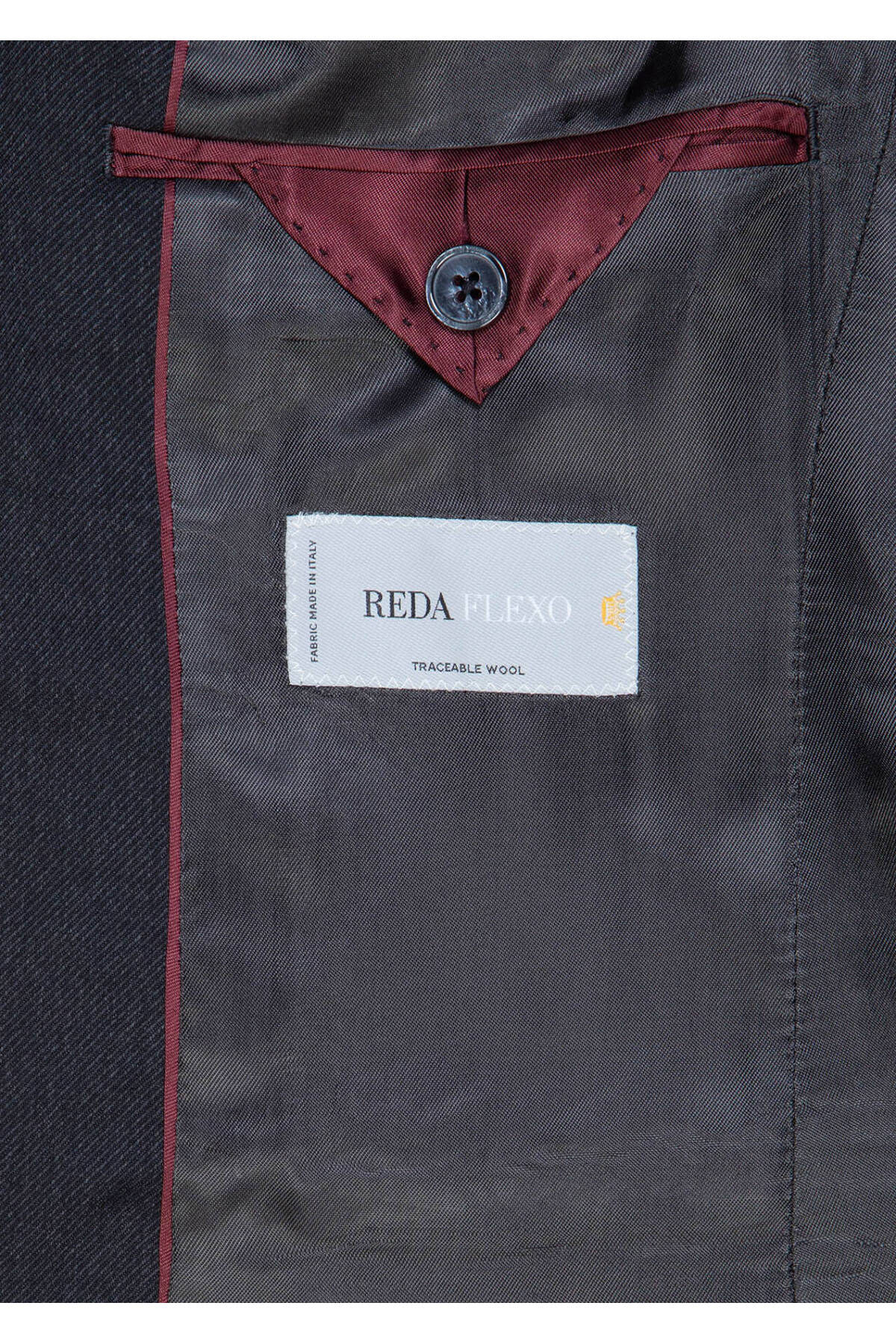 Ramsey Antrasit Düz Modern Fit %100 Yün Takım Elbise görsel 8