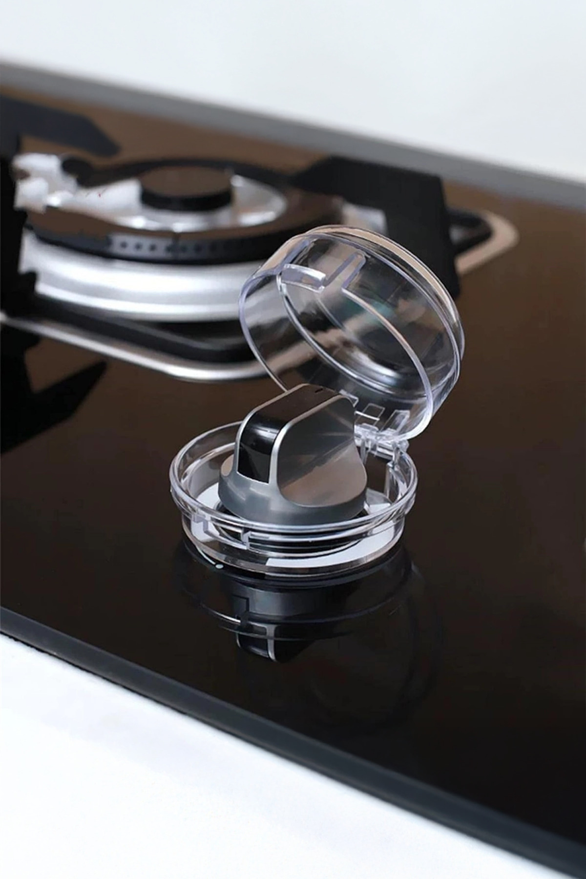 omilife 2'li Ocak Düğme Koruyucu Kapak Bebek Güvenlik Kilidi Fırın Düğme Koruyucu fotoğrafı 5 (önizleme)