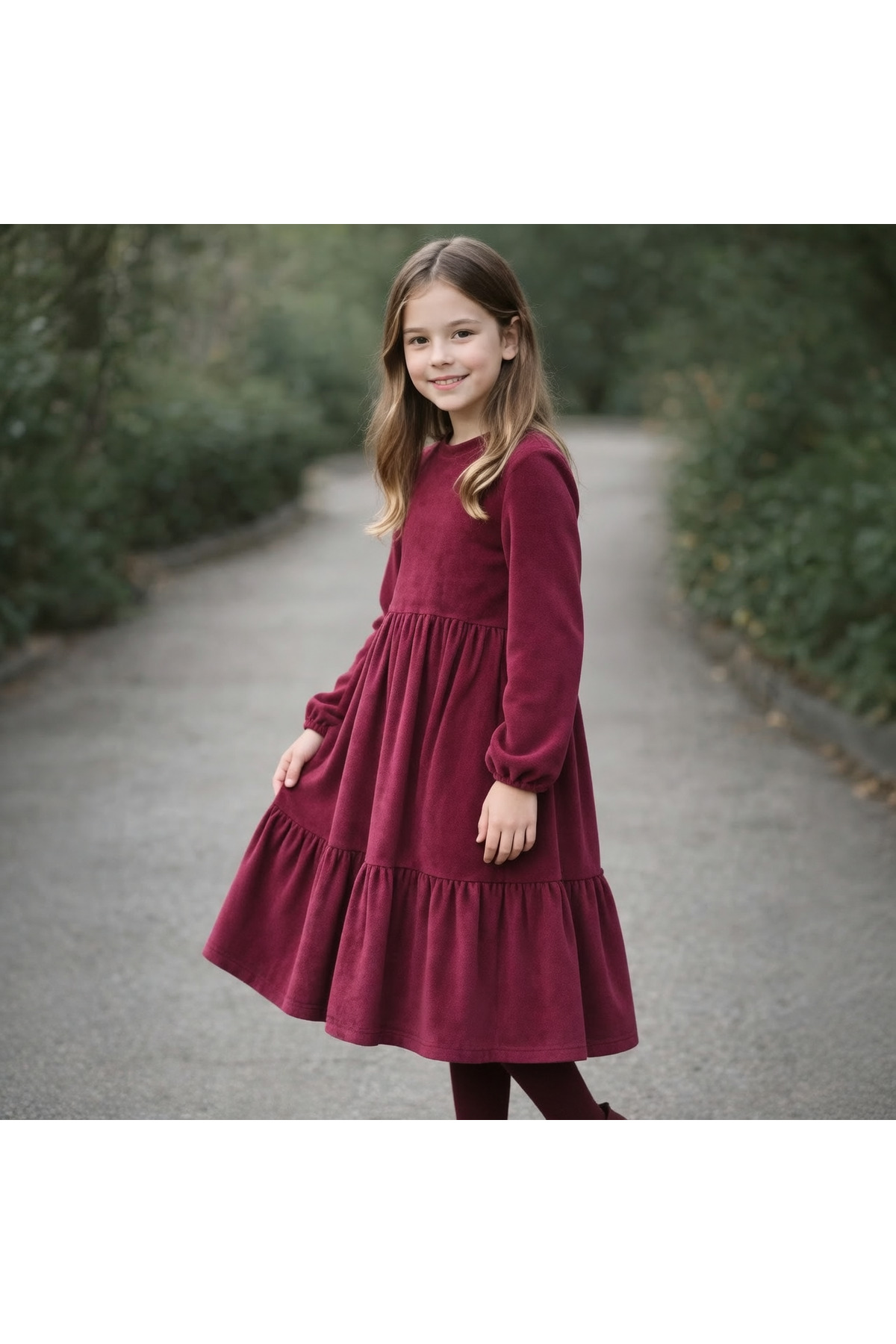 Velvet Girl Midi Dress