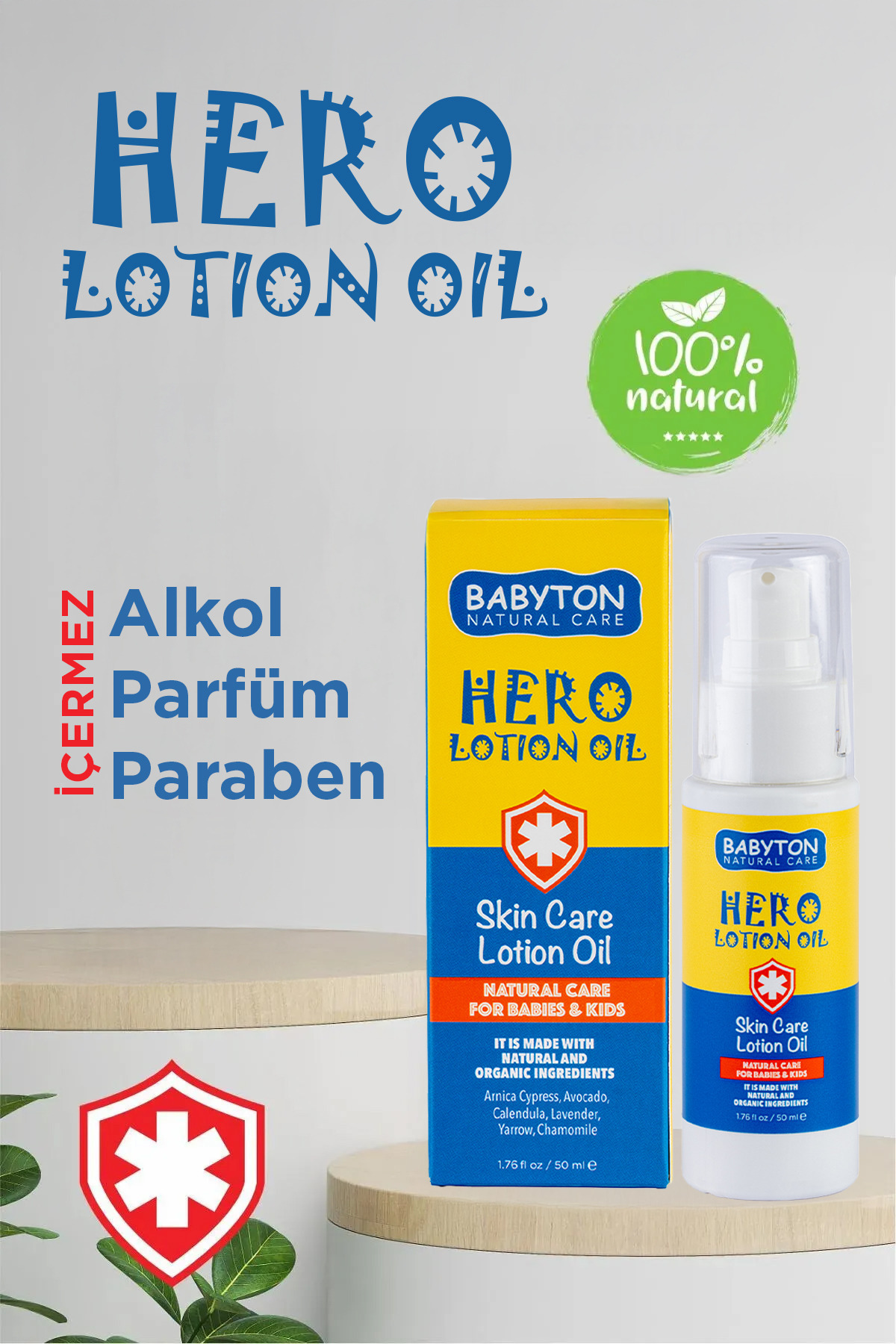 BABYTON Anlık Yatıştırıcı Hero Losyon Yağ 50 ml fotoğrafı 4 (önizleme)