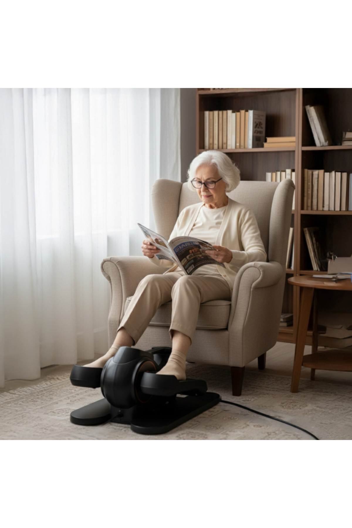 E04 Electric Automatic Foot and Leg Operation Comfortable Exercise Device