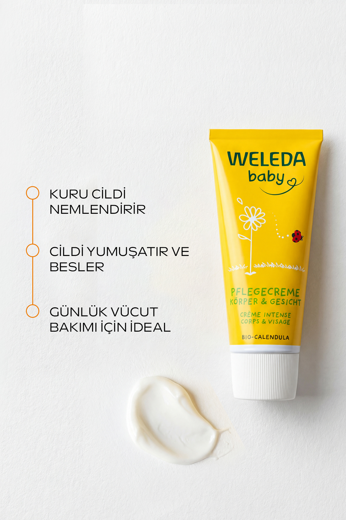Weleda Calendula Organik Vücut Kremi 75 ml fotoğrafı 2 (önizleme)