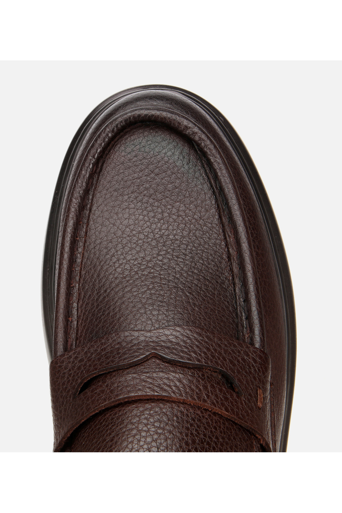 Hotiç  Erkek Deri Kahverengi Yumuşak Dokulu Klasik Loafer - Görsel 5