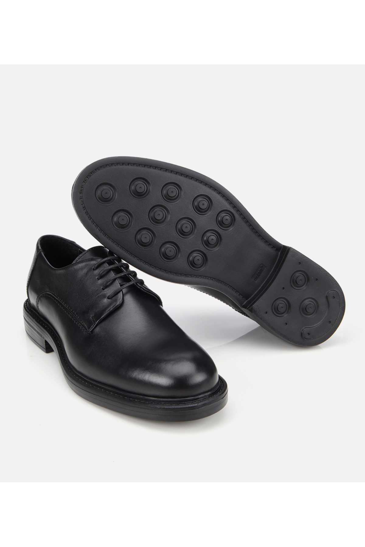 Hotiç  Erkek Deri Siyah Rahat Tabanlı Klasik Ayakkabı - Görsel 6