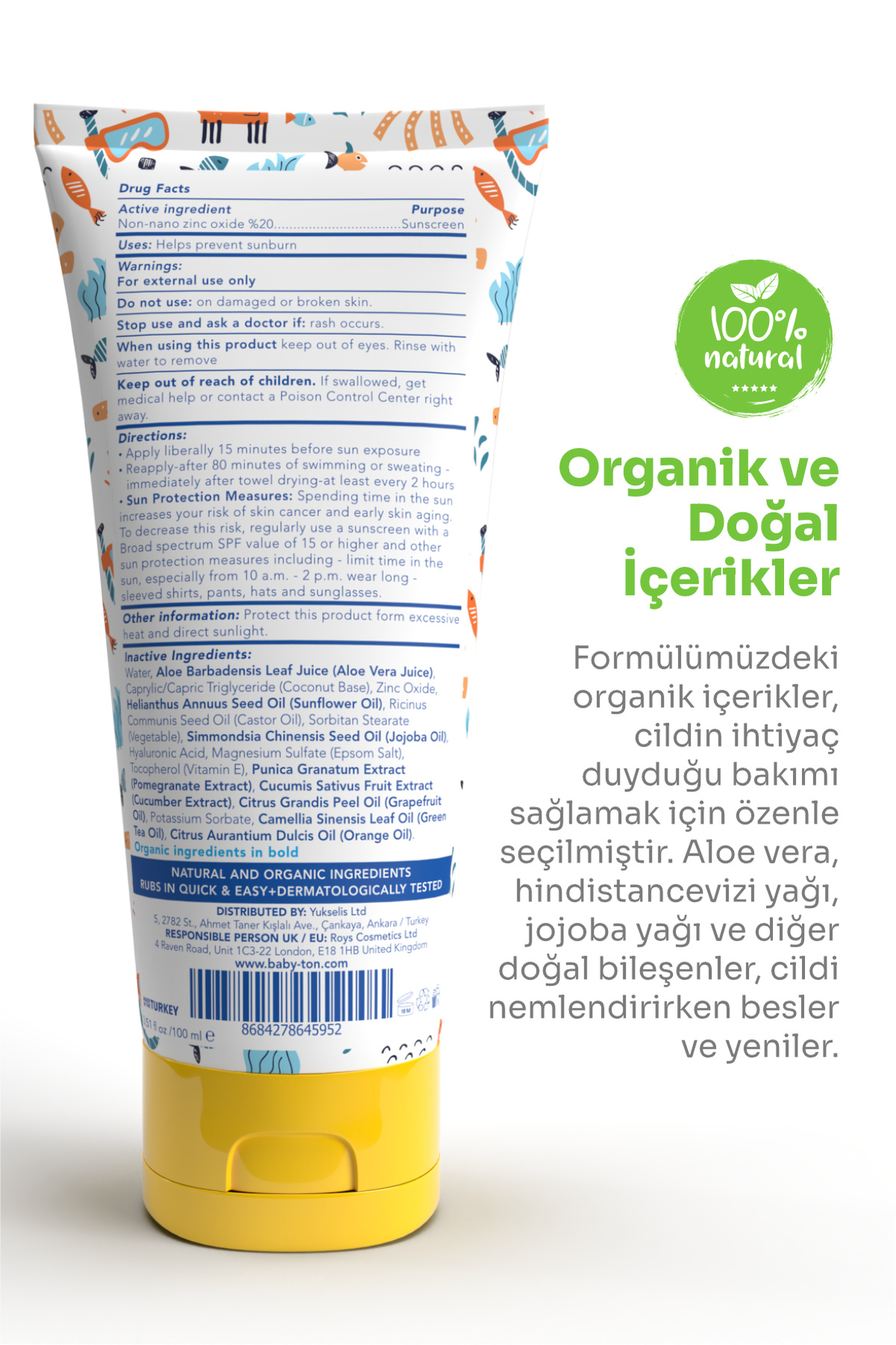 BABYTON Atopik Güneş Koruyucu Krem 100 ml fotoğrafı 4 (önizleme)