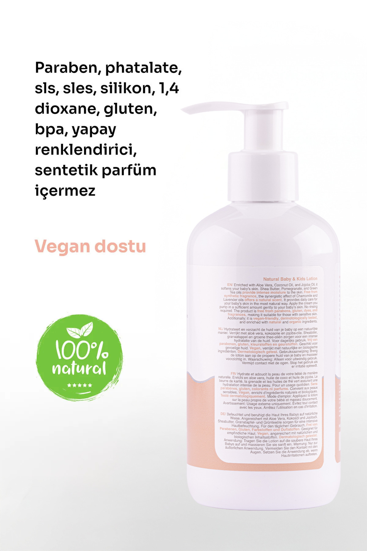 BABYTON Bebek ve Çocuklar İçin Doğal Yüz ve Vücut Losyonu fotoğrafı 3 (önizleme)