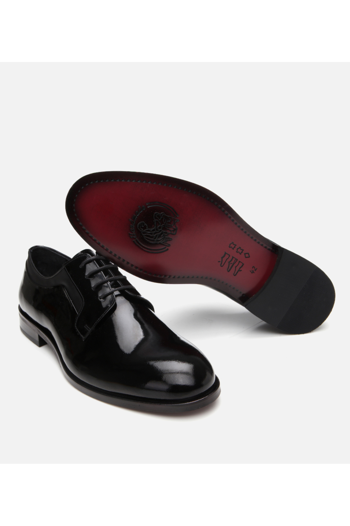 Hotiç  Erkek Rugan Deri Siyah Şık Klasik Ayakkabı - Görsel 6