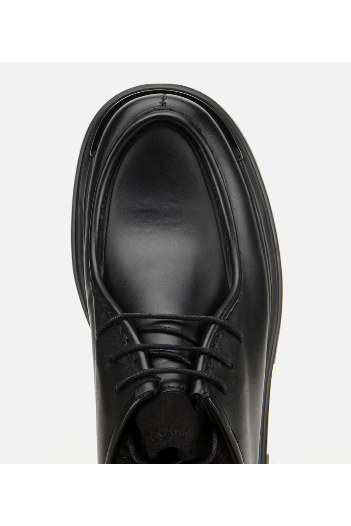 Hotiç  Erkek Deri Siyah Yüksek Tabanlı Günlük Ayakkabı - Görsel 5