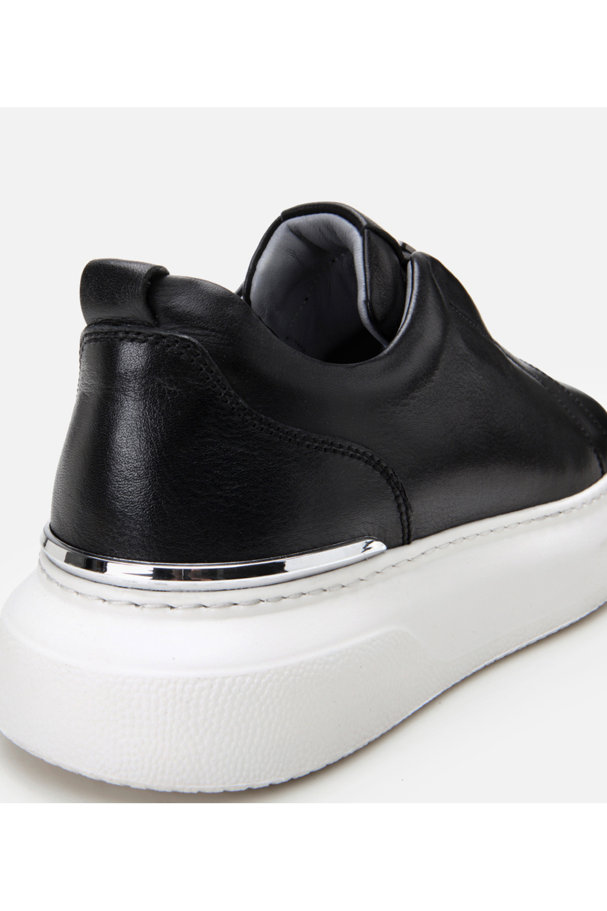 Hotiç  Hakiki Deri Siyah Erkek Günlük Ayakkabı - Görsel 5