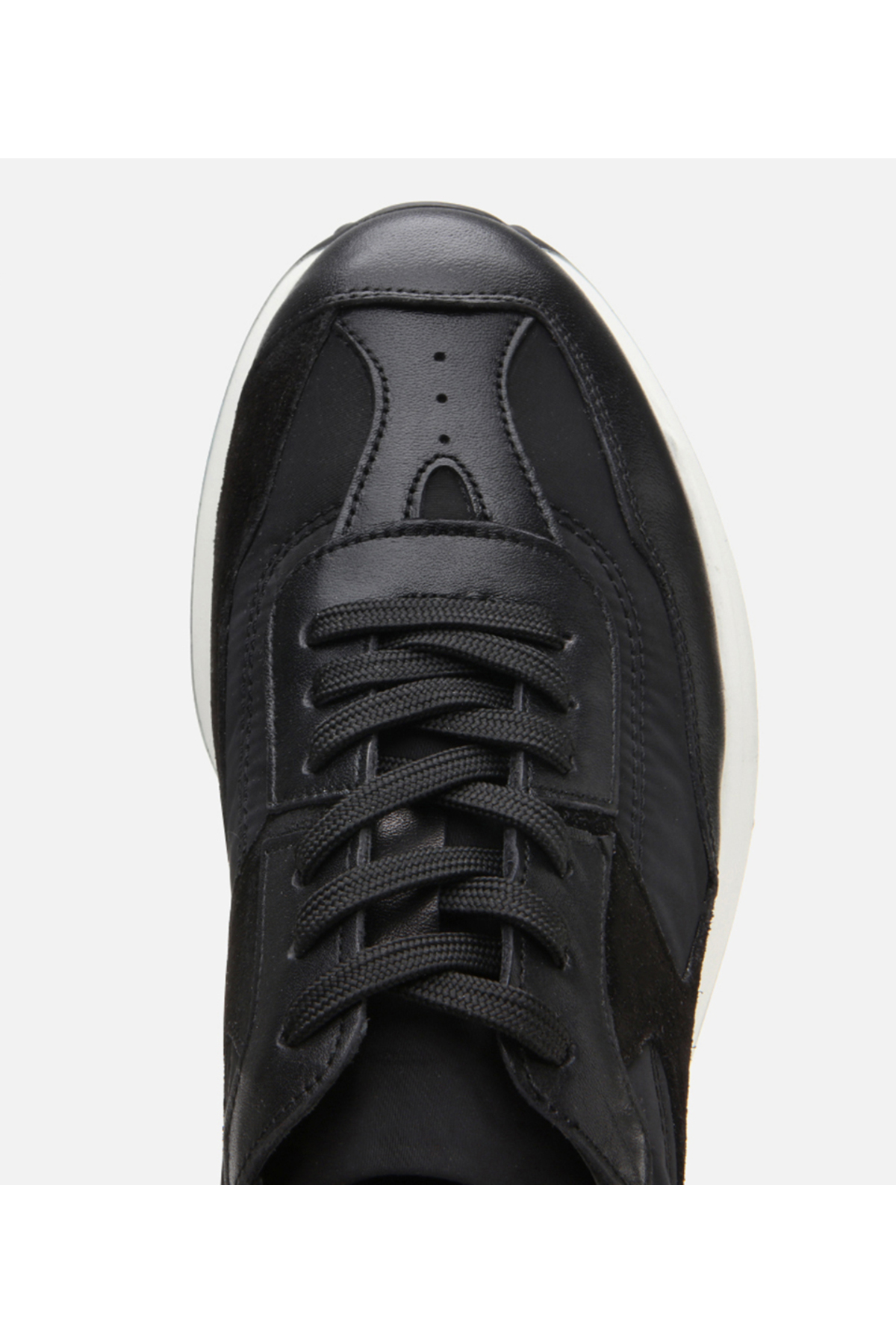 Hotiç  Erkek Süet Deri Siyah Ultra Hafif Tabanlı Spor Ayakkabı - Görsel 5