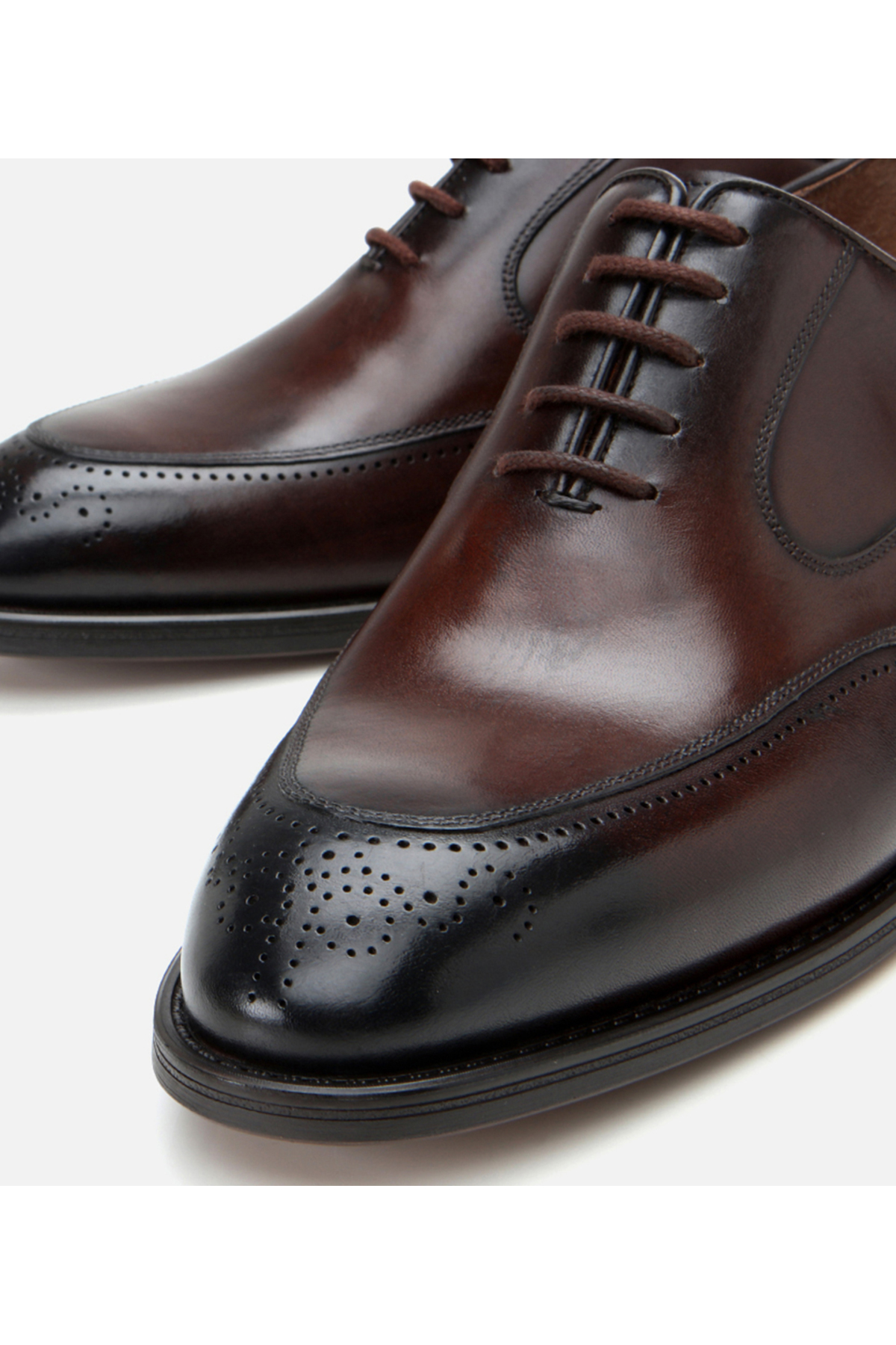 Hotiç  Erkek Deri Kahverengi Klasik Şık Ayakkabı - Görsel 4