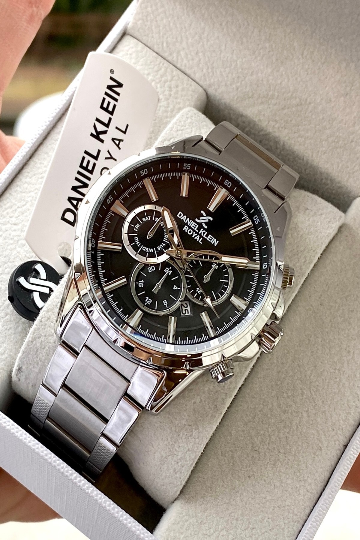 Daniel Klein  Paslanmaz Çelik Kordon Erkek Kol Saati+3 Atm Su Geçirmez 2 Yıl Garantili - Görsel 3