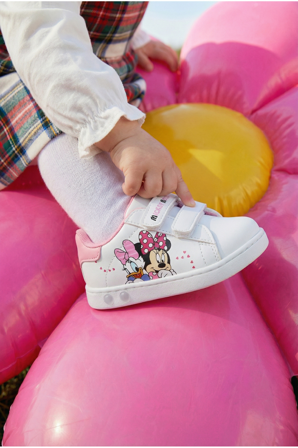 Süperland Ilk Adım Ayakkabısı Kız Bebek Ilk Adım Ayakkabısı Ortopedik Ilk Adım Ayakkabısı Işıklı Mickey Mouse fotoğrafı 2 (önizleme)