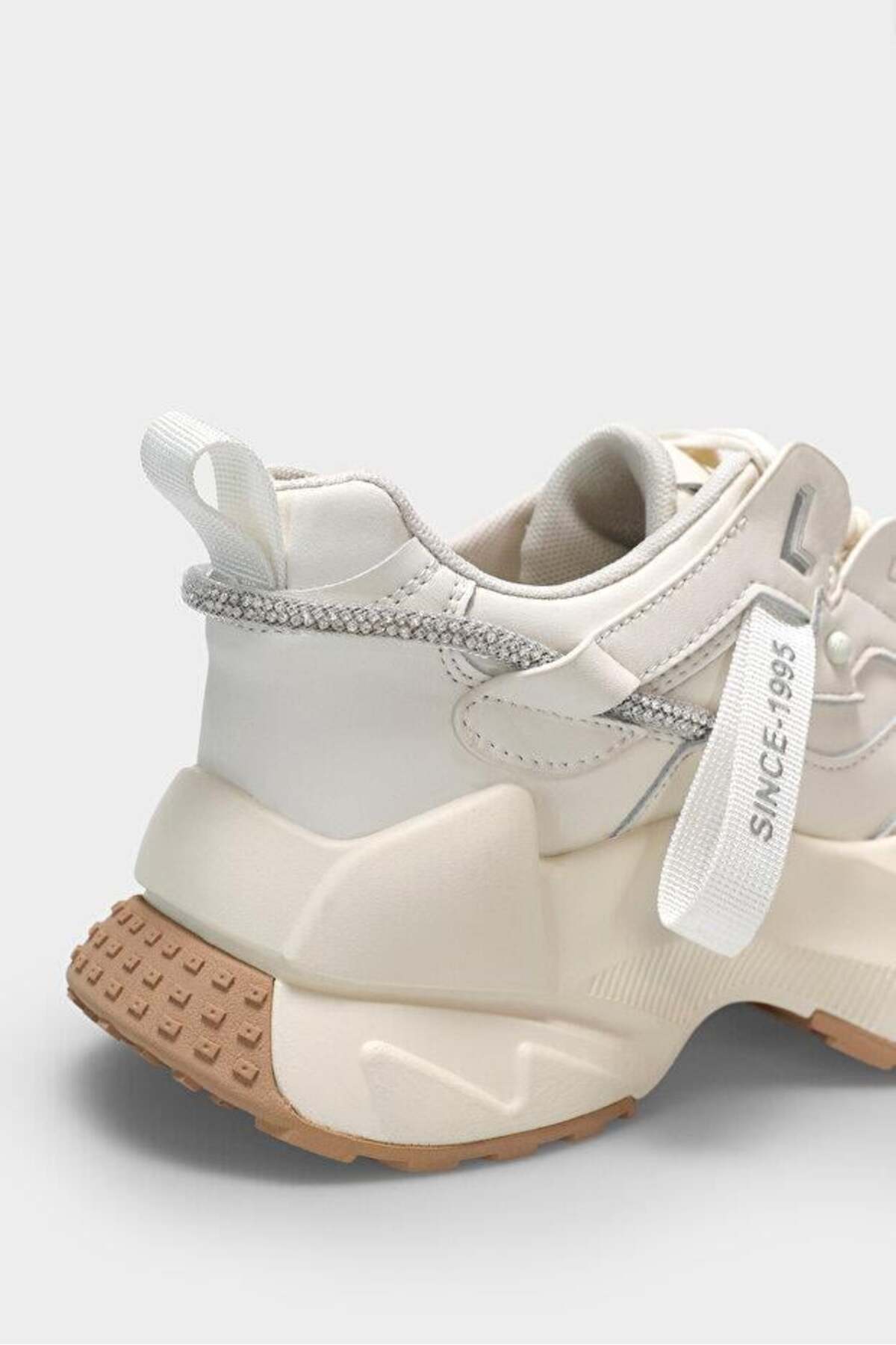 Lufian  Stormy Kadın Sneaker Ayakkabı Beyaz - Görsel 7