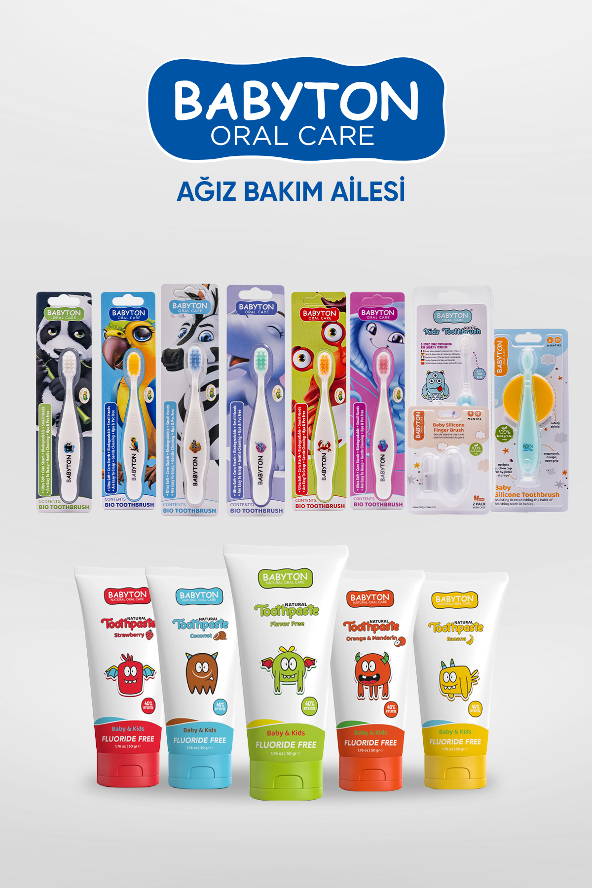 BABYTON Ekolojik Diş Fırçası Panda fotoğrafı 5 (önizleme)