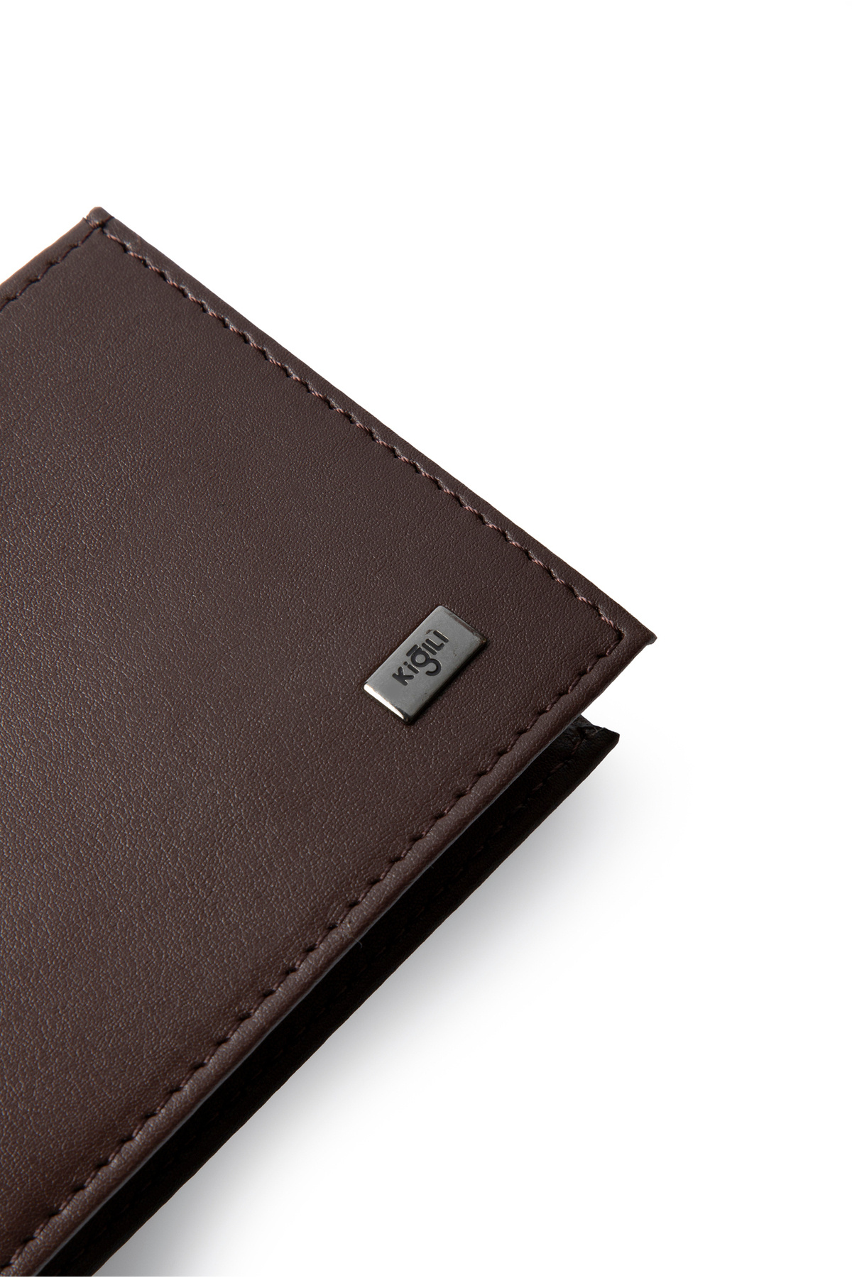 Kiğılı  Düz Kartlık Para Bölmeli Hediye Kutulu Cüzdan - Görsel 6