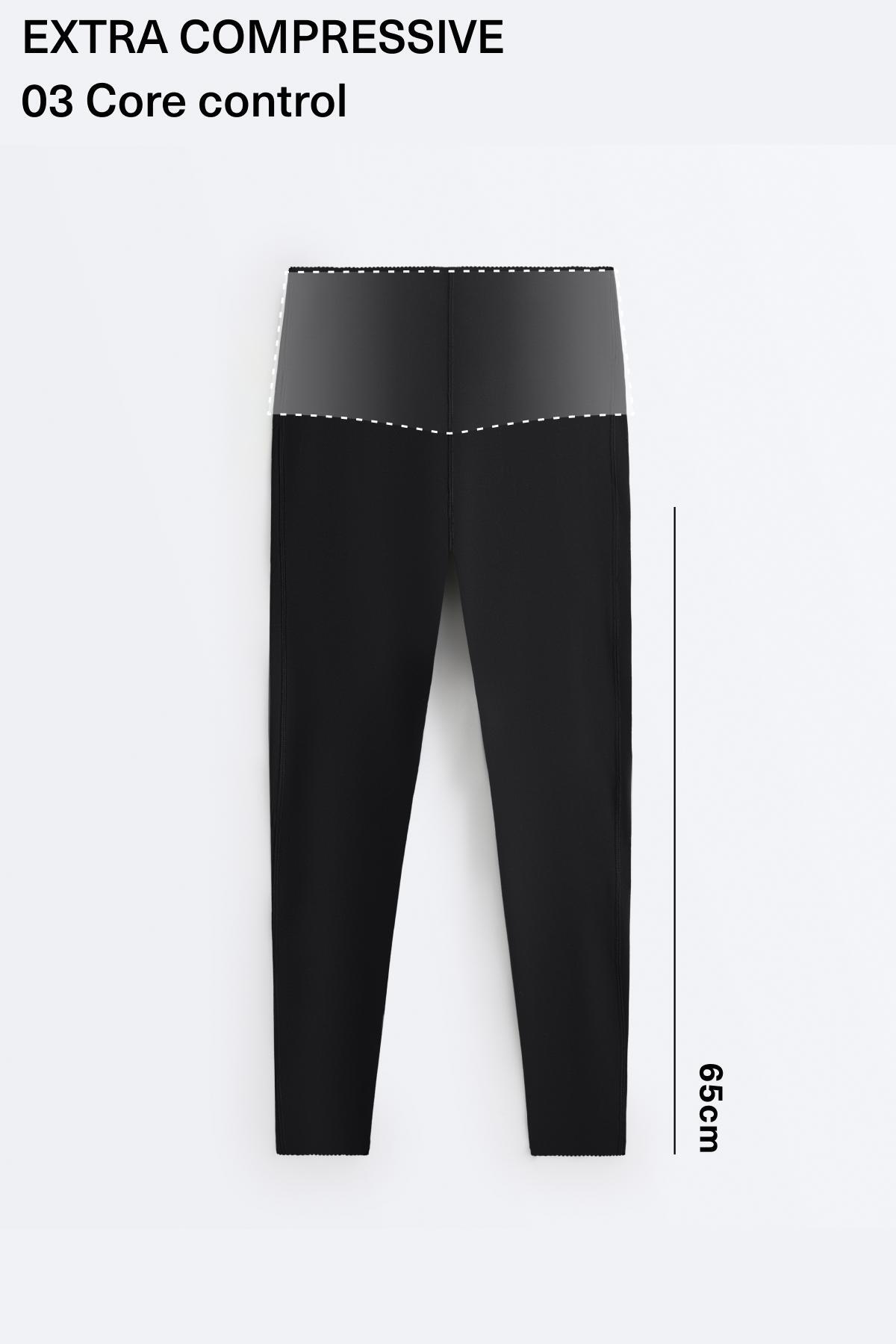 Oysho  65 cm extra compressive core control bilek hizasında tayt - Görsel 8