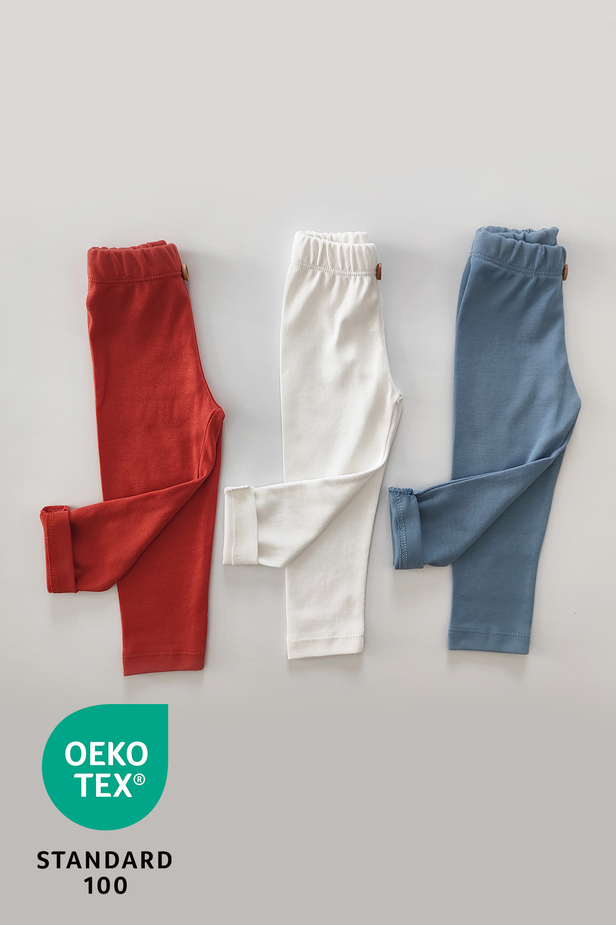 Luppinos Space 3lü %100 Pamuk Bebek Tayt Pantolon Set fotoğrafı 5 (önizleme)