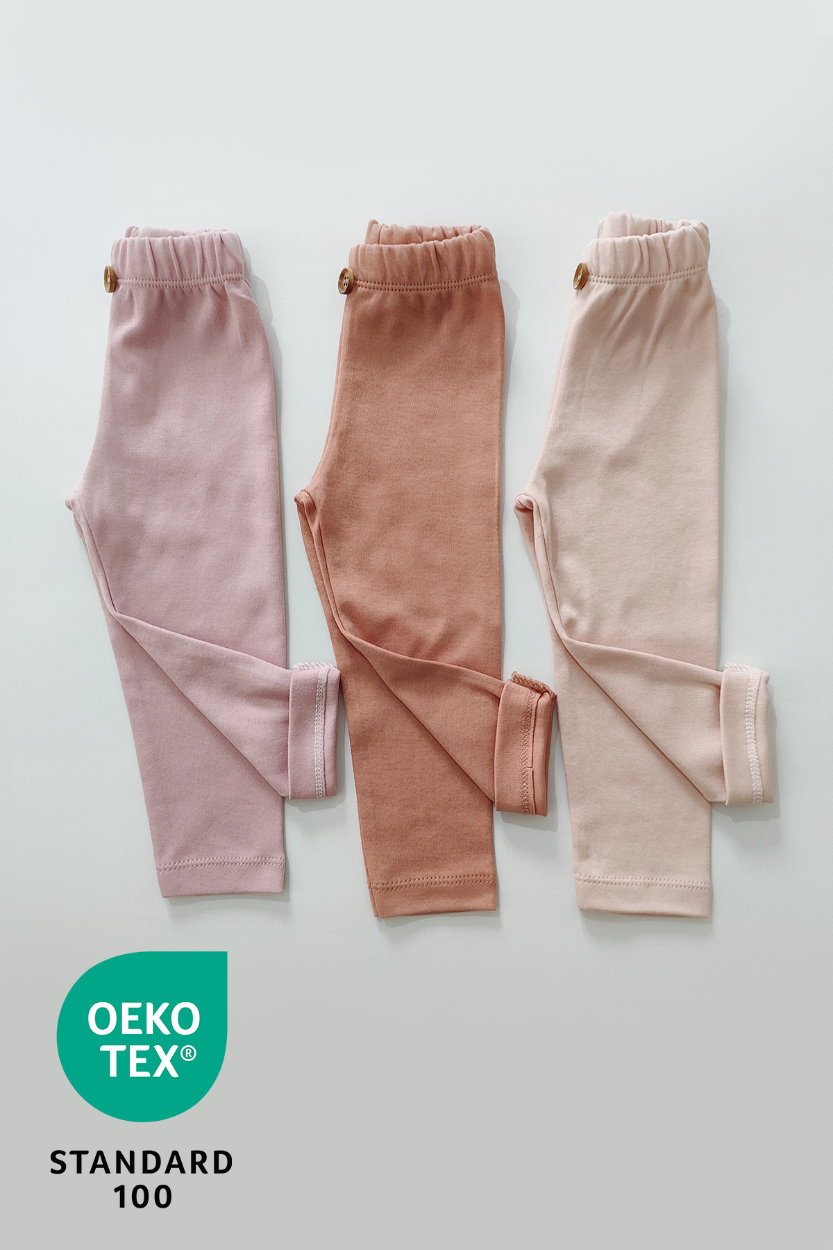 Luppinos Candy 3lü %100 Pamuk Bebek Tayt Pantolon Set fotoğrafı 6 (önizleme)