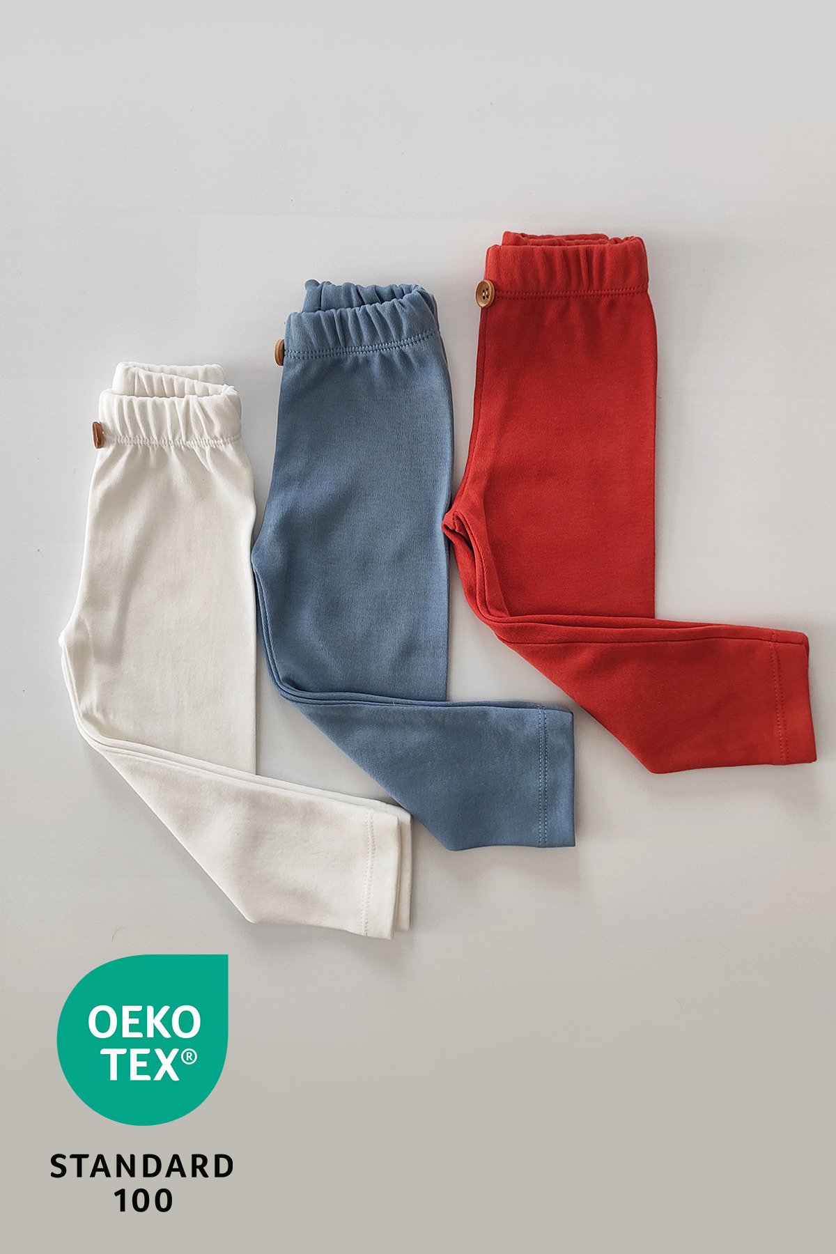 Luppinos Space 3lü %100 Pamuk Bebek Tayt Pantolon Set fotoğrafı 4 (önizleme)