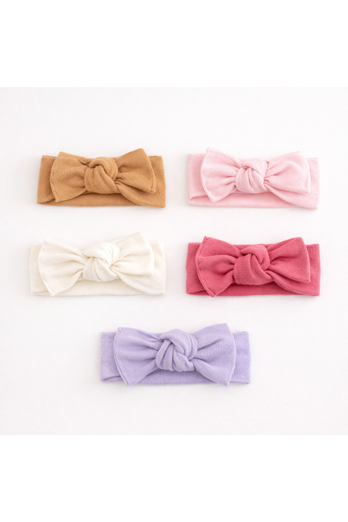 Bebella Kız Bebek Ribana Saç Bandanası – Fiyonk Bağlamalı %100 Pamuklu Hediyelik fotoğrafı 4 (önizleme)