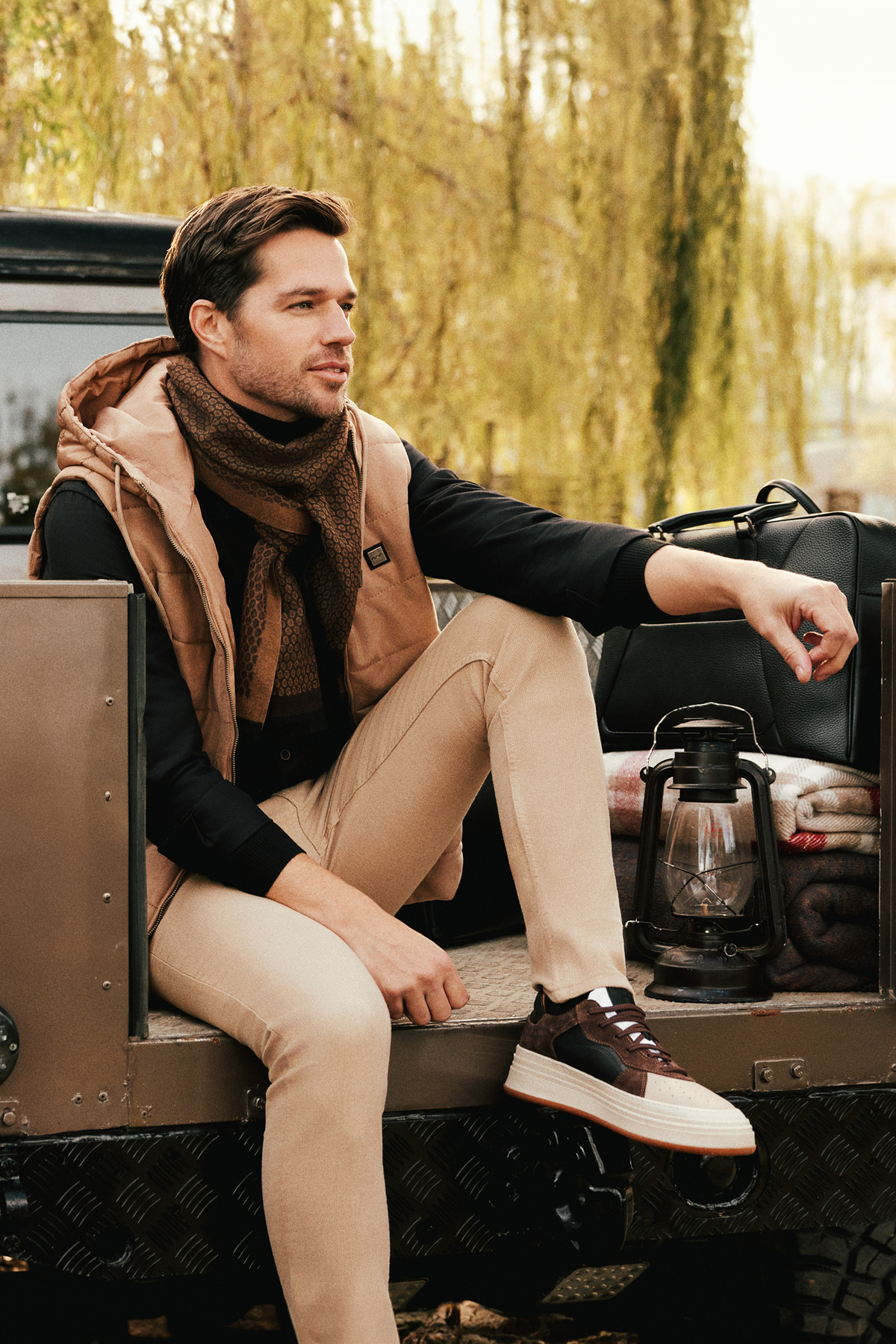 Avva  Erkek Bej Kapüşonlu Elyaflı Yelek A32Y6511