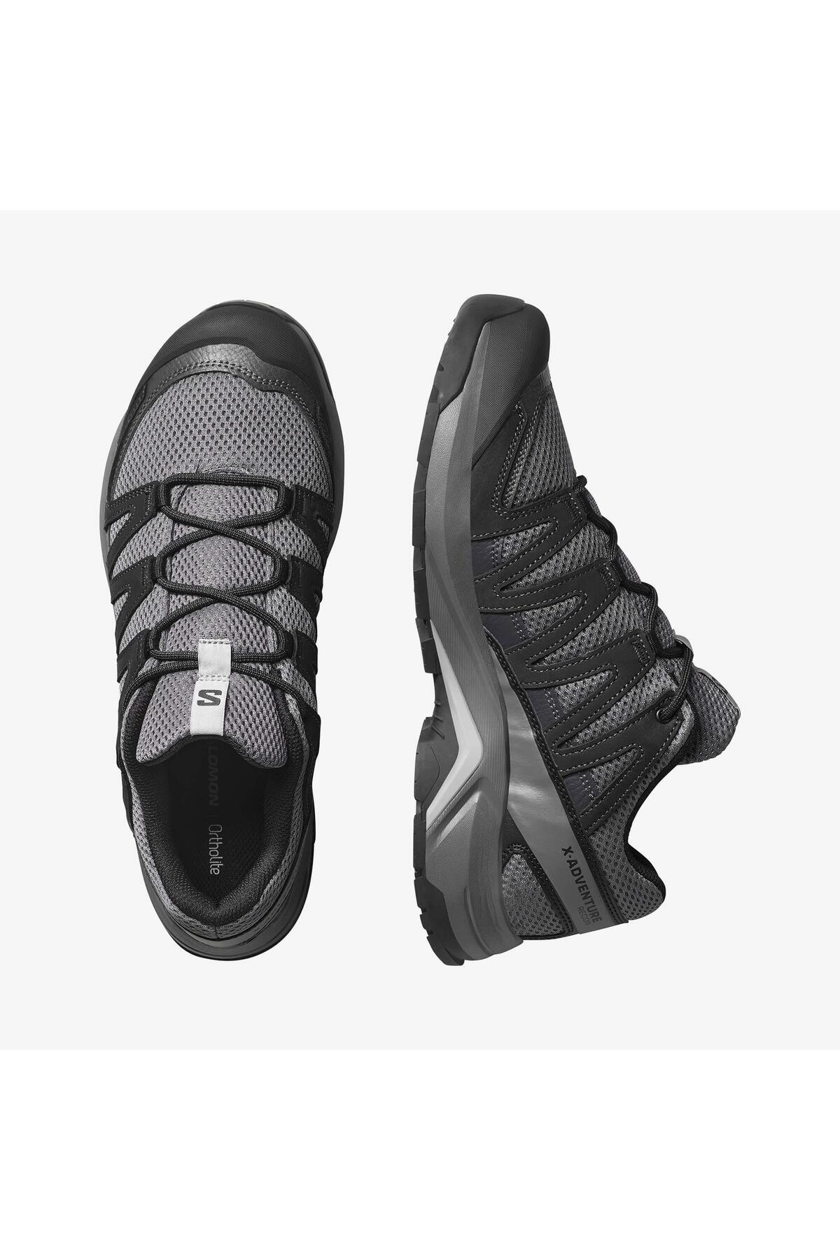 Salomon X-Adventure Recon GORE-TEX Koyu Gri Ayakkabı görsel 2
