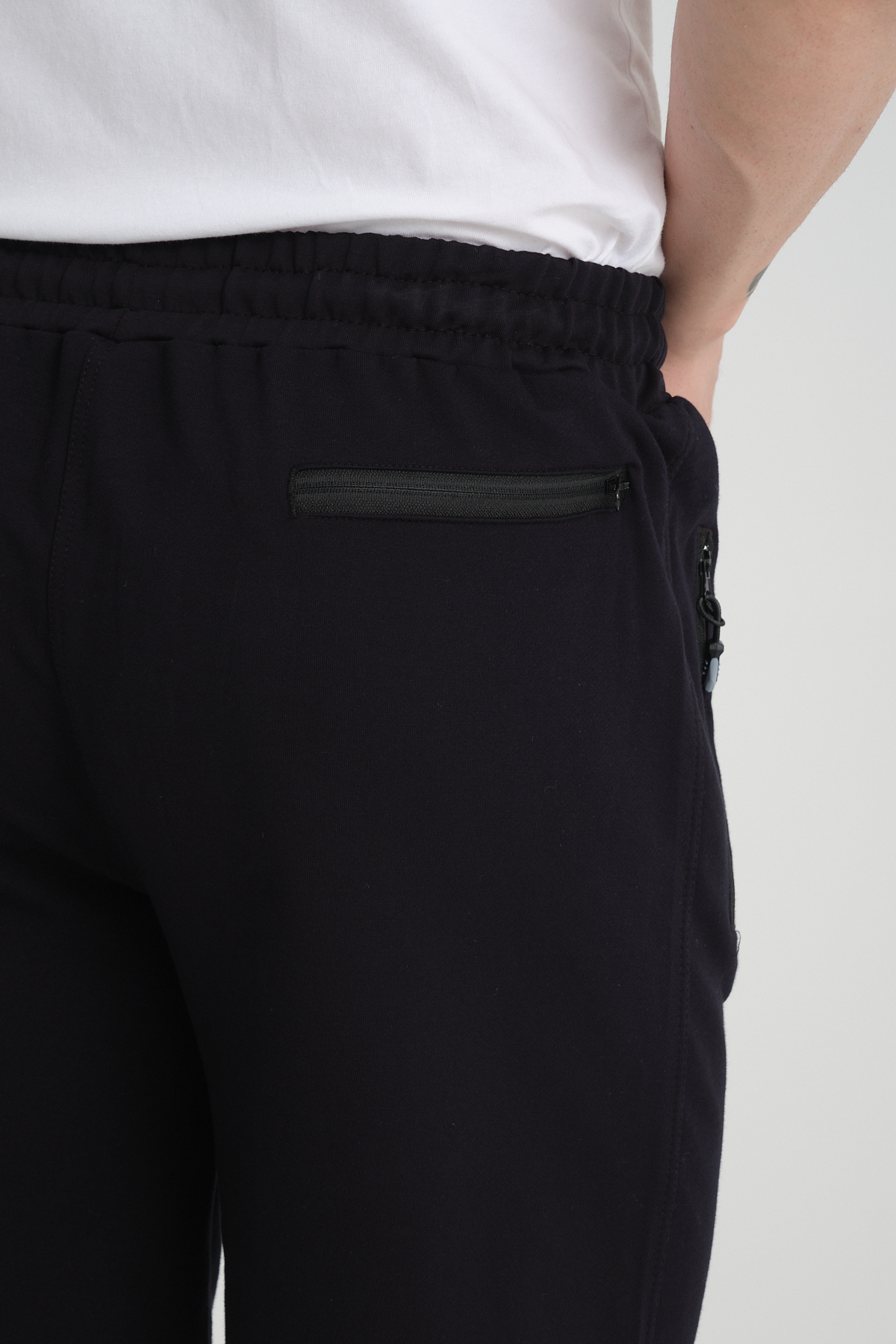 RDR-X  Erkek Siyah Lacivert Antrasit Gri Penye Kumaş 4'lü Bermuda Şort Paketi - Görsel 7