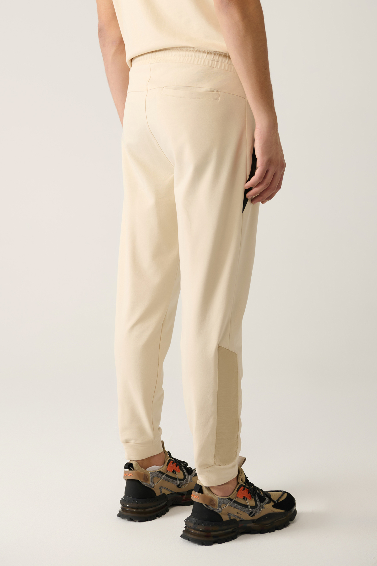 Avva  Erkek Bej Jersey Kumaş 2 İplik Regular Fit Eşofman Altı A41Y3416 - Görsel 5