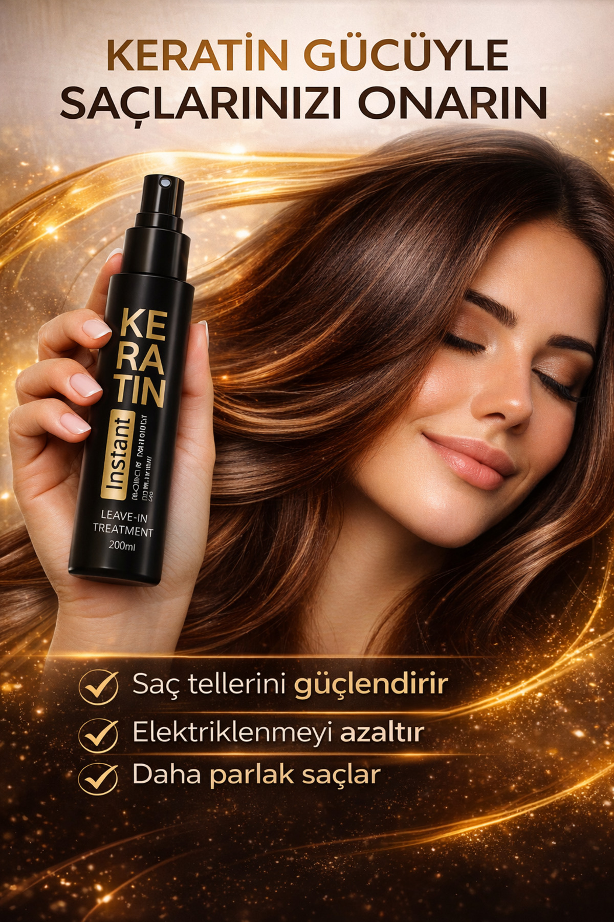 کرم ترمیم کننده فوری کراتین - بدون نیاز به آبکشی - درخشندگی و نرمی شدید 125 میلی لیتر — cream01 — تصویر 6 از 6