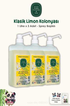 Eyüp Sabri Tuncer 3'lü Eyüp Sabri Tuncer Klasik Limon Kolonyası Sprey Başlıkl...