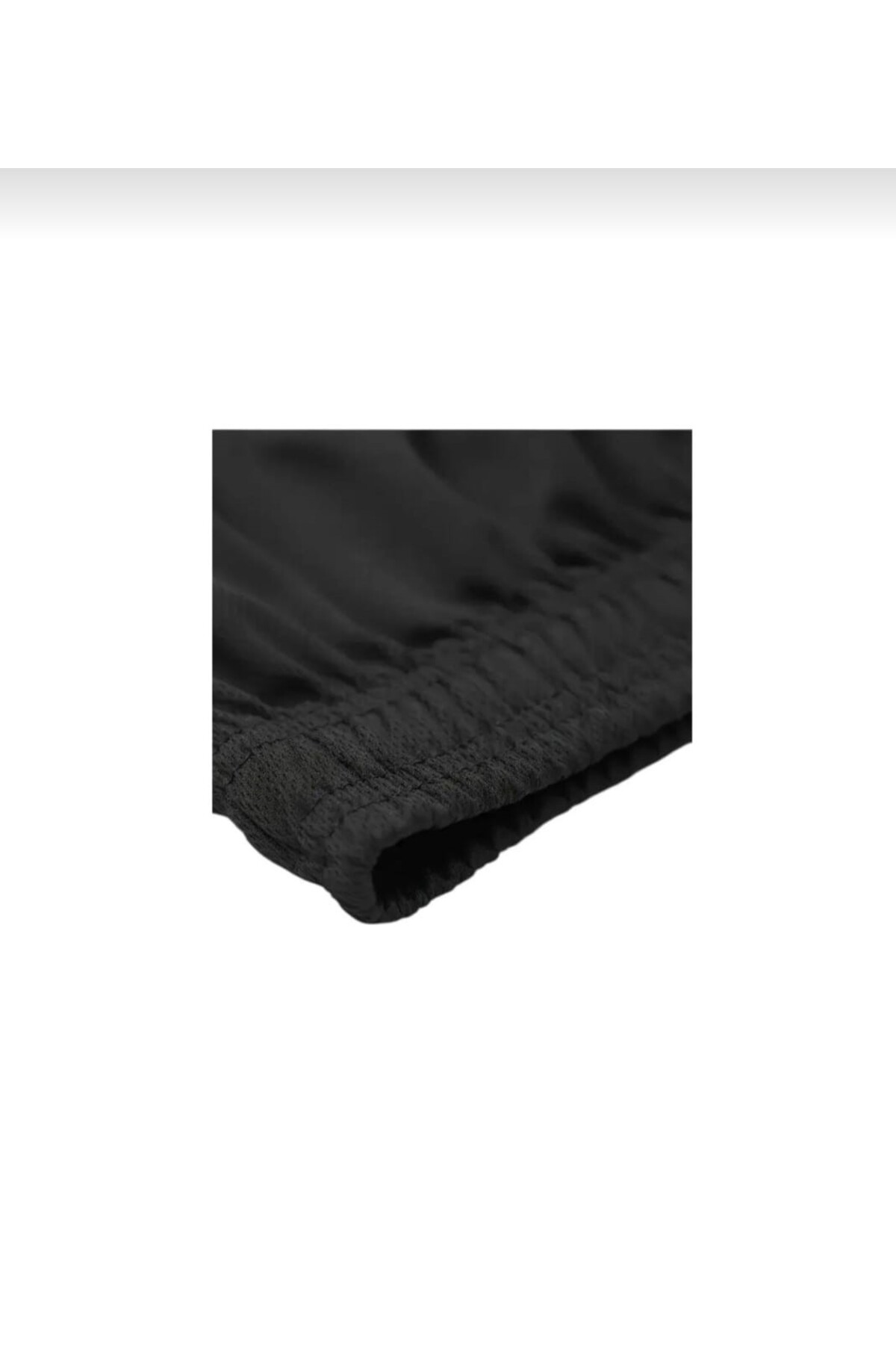ست گرمکن تابستانی مشکی یونیسکس + شلوارک + تی‌شرت (با لوگو) — مشکی DFN12344 — تصویر 2 از 3