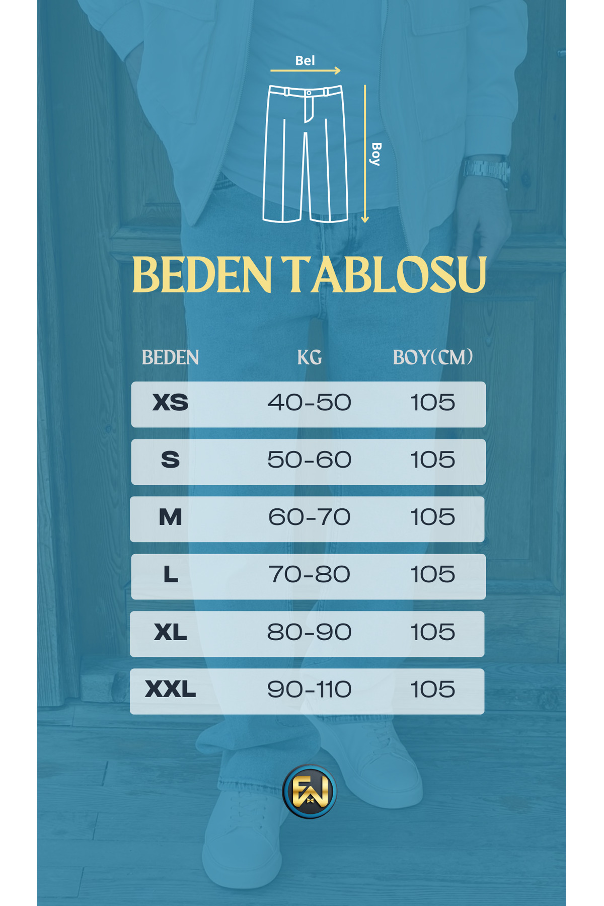 ElitWear  Yeni Sezon Erkek Rahat Kalıp Beli Lastikli ve İpli Jogger Pantolon - Görsel 3