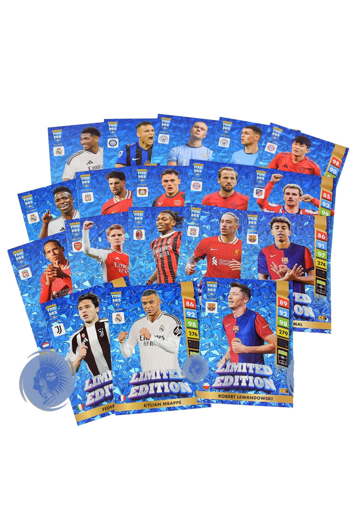 hediyecik Fıfa 365 Adrenalyn Xl 2025 Futbolcu Kartları 10 Paket (60 KART) fotoğrafı 7 (önizleme)