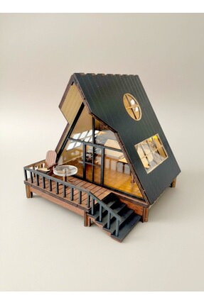 Demo Tasarım Kendin Yap Maket Ev (Bungalov)
